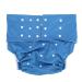 Adjustable diaper pants for adults against incontinence washable adult references cloth diaper for adults washable reusable and adjustable diaper (dark blue)