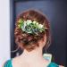 4 Pack Artificial Rose Flower Metal Silver Hair Combs - Wedding Hair Clips & Barrettes for Women - Buy Online on GoSupps.com