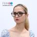 Shop Firmoo Prescription Reading Glasses 1.00x-3.00x for Men & Women - Round Blue Light Filter TR90 - Stylish Black Frames - Buy Online on GoSupps.com