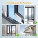 SAFELON 2 PCS BabyÂ SafetyÂ WindowÂ Restrictor Window Safety Lock for Kids& Pets No Drilling& Tools Easy to Install and Use (2PCS White) 2PCS White - Buy Online on GoSupps.com