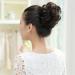 Light Brown Human Hair Scrunchie - Elastic Bun Updo Chignon Curly Accessory for Women - Buy Online on GoSupps.com