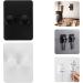 Cabilock 6-Piece Waterproof Shaver Holder Set - Adjustable Wall Bracket & Self-Adhesive Razor Hooks for Shower - International Shipping Available - Buy Online on GoSupps.com