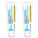 (2 Pack) Globe 1oz Triple Antibiotic Ointment + Pain Relief Dual Action Maximum Strength First Aid Ointment Soothes and Heals Painful Minor Scratches and Wounds and Prevents Infection