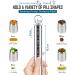 Weekly Pill Organizer - Aluminum 7 Day Travel & Daily Medication Organizer for Fish Oil Vitamins & Supplements (Black - Buy Online on GoSupps.com