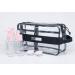 Rough Enough Clear Cosmetic Bag | TSA Approved Toiletry Organizer with Zipper Pockets & Handle - Buy Online on GoSupps.com