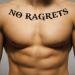 No Ragrets Temporary Tattoos - 2-Pack for Halloween Costume | Skin Safe - Buy Online on GoSupps.com