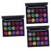 POPETPOP 3pcs 15 Matte Eyeshadow Eye Shadow Palettes Eyeshadow Matt Eyeshadow Palette Diamond Sequins 1 count (Pack of 1) As Shownx3pcs
