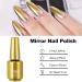 Buy 8ml Golden Mirror Nail Polish | Reflective Mirror Effect Manicure | Gorgeous DIY Nail Lacquers - International Shipping Available - Buy Online on GoSupps.com