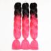 Showjarlly Kanecalon Hair Extensions - Ombre Jumbo Braid 24 | Premium Kanecalon Braids for Stylish Hairstyles | International Shipping Available - Buy Online on GoSupps.com