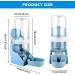 Rabbit Water Bottle No Drip (500ml/17oz) Guinea Pig Water Bottle Non Drip Rabbit Water Feeder Free Standing Small Animal Water Bottle for Dog Cat Guinea Pig Rabbit Hamster Small Animals - Buy Online on GoSupps.com