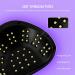 LIARTY Portable 256W UV LED Nail Dryer Lamp - Professional Gel Nail Lamp with LCD Display for Perfect Nails - Buy Online on GoSupps.com