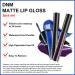 3Pcs Dark Black Blue Purple Matte 24-Hour Liquid Lipstick Set - Long Lasting, Smudge Proof, Waterproof Matte Lipsticks - Set07 - Buy Online on GoSupps.com