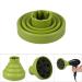 Collapsible Travel Hair Dryer Diffuser - Silicone Heat-Resistant Foldable for Wavy Hair - Green - Buy Online on GoSupps.com