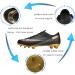 Aiqzsh Mens Soccer Athletic Shoes - Professional Spikes for Outdoor Sports - Size 8.5 Black - Buy Online on GoSupps.com