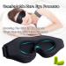 3D Sleep Mask for Men Women 3D Deep Contoured Eye Covers 100% Light Blockout Night Blindfold for Sleeping Comfortable Zero Eye Pressure Memory Foam Sleep Eye mask for Travel Office Outdoor Yoga - Buy Online on GoSupps.com