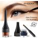 Mysense Matte Cream Black Eyeliner Gel Pot with Brush Cream Eyeliner Makeup Smooth High Pigmented Matte Eye Makeup Gel Eye Liners for Women 202 Black Matte Black - Buy Online on GoSupps.com