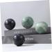 Fomiyes 8-Sentence Ball Exercise - Solid Black Baoding Health Massage Device | Hand Massage Gemstones & Fitness Balls for Relaxation - Buy Online on GoSupps.com