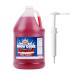 ZippySweets - Snow Cone Syrup - Fruit Punch Flavour 1 Gallon with Complimentary Pump Makes up to 128 Snow Cones Perfect Shaved Ice Syrup for Deliciously Fun Treats