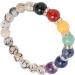Chakra Bracelet with Crystals | 7 Chakras Meditation & Relaxation | Unisex Stress Relief Bracelet for Energy Balance & Inner Peace - Buy Online on GoSupps.com