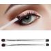 Makeup Concealer Brush Portable Double Ended Eyeshadow Brush Set 2pcs Silver Ergonomic for Home Travel - Buy Online on GoSupps.com
