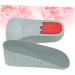 FOMIYES Height Increase Insoles - Non-Slip Shoe Lift Cushion Pads for Comfort & Support | Heightening Inserts in Grey 11.5x8cm - Buy Online on GoSupps.com
