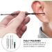 ERINGOGO Double Head Rotating Ear Cleaner Set 5pcs Sturdy Earwax Removal Tools Portable Ear Scoop Kit for Safe at Home - Buy Online on GoSupps.com
