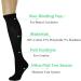American Made Black Diabetic Knee High Socks 3 Pack - Full Cushioned Sole - Men/Women 13-15 - Buy Online on GoSupps.com