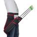Legend First Archery Quiver for Arrows - Target Shooting Hip Quiver with Adjustable Belt and 3 Arrow Tubes - Durable Nylon Material with T-Slot and Storage Pockets - Buy Online on GoSupps.com