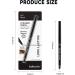 Dark Brown Waterproof Eyeliner Pencil 2Pcs Smudge Proof Long Lasting Gel Eyeliner Creamy Waterline Eyeliner Highly Pigmented Micro-Fine Retractable Eyeliner with Built-In Sharpener & Smudger-02 02 Dark Brown - Buy Online on GoSupps.com
