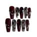 Temperament-enhancing manicure cherry color is white in autumn and winter. Hand-wearing nail leaves is a dream explosion.(S)