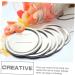 Mipcase 90 Pcs Mason Jar Lids Wide Jar Supplies Rings Airtight and Leak- Proof Seal Thai Massage Stick Canning Lids Wide Clear Shaker Cups Wide Mouth Canning Lids Jam Metal Tinplate Glass Silverx3pcs 8.6X8.6X0.2CMx3pcs - Buy Online on GoSupps.com