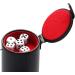 Leatherette Dice Cups with Lid - 2 Pack | Felt Lined Shaker for Yahtzee, Farkle, Craps | Includes 10 Dot Dices - Perfect for Bar Party Games - Buy Online on GoSupps.com
