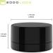 200 Pack 9ml Thick Black Glass Containers with Gloss Black Child Resistant Lids | Ideal Jars for Oil  Lip Balm  Wax & Cosmetics - Buy Online on GoSupps.com