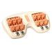 XIDIT Foot Massage Roller Feet Reflexology Body Stiffness Yoga Fitness Training Muscle Relaxation Massager Orange