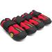 Mokcci TrueLove Waterproof Dog Boots - Reflective Straps for Small Medium & Large Dogs (4 Pack) - Paw Protection Shoes in Red - Buy Online on GoSupps.com