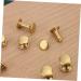 NUOBESTY 40 Sets Rivet Helix Stud Digital Food Scale Studded Belt Studs for Leather Repair Double Sided Brass - Buy Online on GoSupps.com
