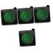 FOMIYES 4pcs Glitter Eyeshadow Palette Green Eye Shadow Glitter Eyeliner Green Face Glitter Set Flash Miss