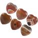 Nupuyai Carnelian Heart Worry Stone 45mm - Chakra Reiki Healing Crystal for Home Decor - Buy Online on GoSupps.com