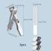 Nail Clippers with Nail File 3 Sets Ergonomic Stylish Nail Clippers with Catcher Sharp Rivet Switch Washable Iron Box Fingernail Toenail Clippers Nail Clippers - Buy Online on GoSupps.com