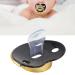 Schnuller Clip Set for Newborns | Pollutant-Free Bling Pacifier | Exquisite Souvenir for 6-18 Months | Perfect for Photo Moments (Black M) - Buy Online on GoSupps.com