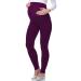 Be Mammy Women's Maternity Long Leggings 02 XL Plum