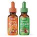 Simply Nature's Pledge - Fruit and Vegetable Supplements - Liquid Drops - Made with Whole Food Superfoods Packed Vitamins & Minerals - Soy Free - Made in The USA