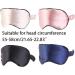 Zeiwohndc Double Sided Imitation Silk Satin Sleep Eye Mask - Women's Solid Color Anti-Aging Skin Care Blindfold with Elastic Band - Buy Online on GoSupps.com
