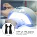 Healeved 3 Pairs Nail Gloves Fingerless Sun Gloves Sun Protection Gloves Fingerless Manicure Gloves Manicure Gloves Oveglove Fingerless Gloves Gauntlet Polyester Mj03 Gel -black - Buy Online on GoSupps.com