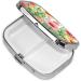 Happy Flower Printed Square Pill Box | Portable Medicine Organizer for Travel - Shop Now - Buy Online on GoSupps.com