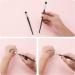 Eyeliner Makeup Brush Set - 7PC Angled Flat & Curved Brushes for Precision Eyeliner & Eyebrows | International Shipping Available - Buy Online on GoSupps.com