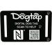 DogTap Light Big - Waterproof Digital Dog ID Tag for Medium to Large Dogs | NFC & QR Code | Flexible Silicone | 67x40mm Black - Buy Online on GoSupps.com
