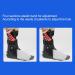 Foot Drop Brace Splint - Adjustable Orthotic Ankle Support for Hemiplegia & Stroke | Inflatable Gasbag Drop Foot Stabilizer (Right M - Buy Online on GoSupps.com