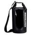 KastKing Dry Bags, 100% Waterproof Storage Bags, Military Grade Construction for Swimming, Kayaking, Boating, Hiking, Camping, Fishing, Biking, Skiing. Black 10L