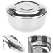 Universal Stainless Steel Shaving Soap Bowl with Lid | Perfect for All Shaving Soaps | Durable Men's Grooming Essential - Buy Online on GoSupps.com